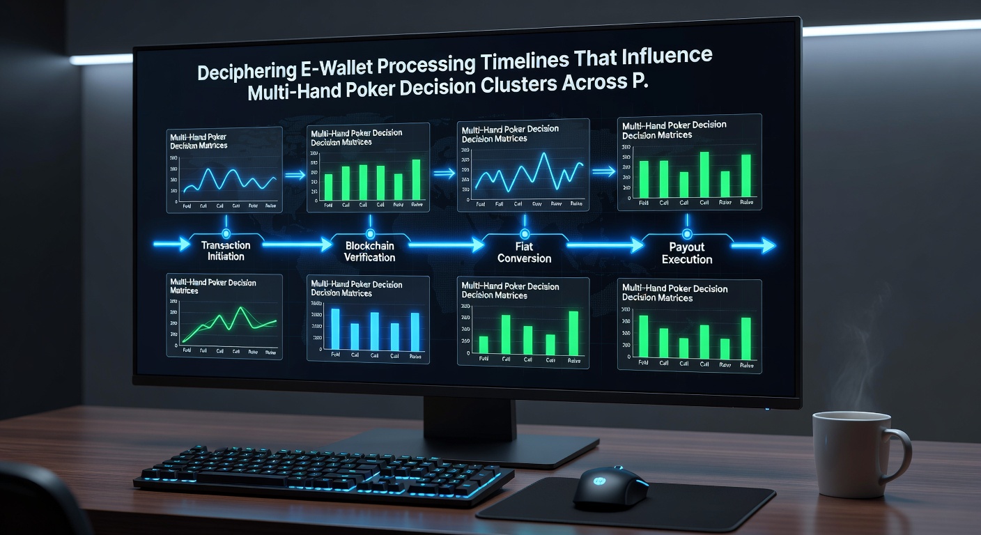 Close-up of e-wallet confirmation screen overlaid on a portable poker interface during active multi-hand play