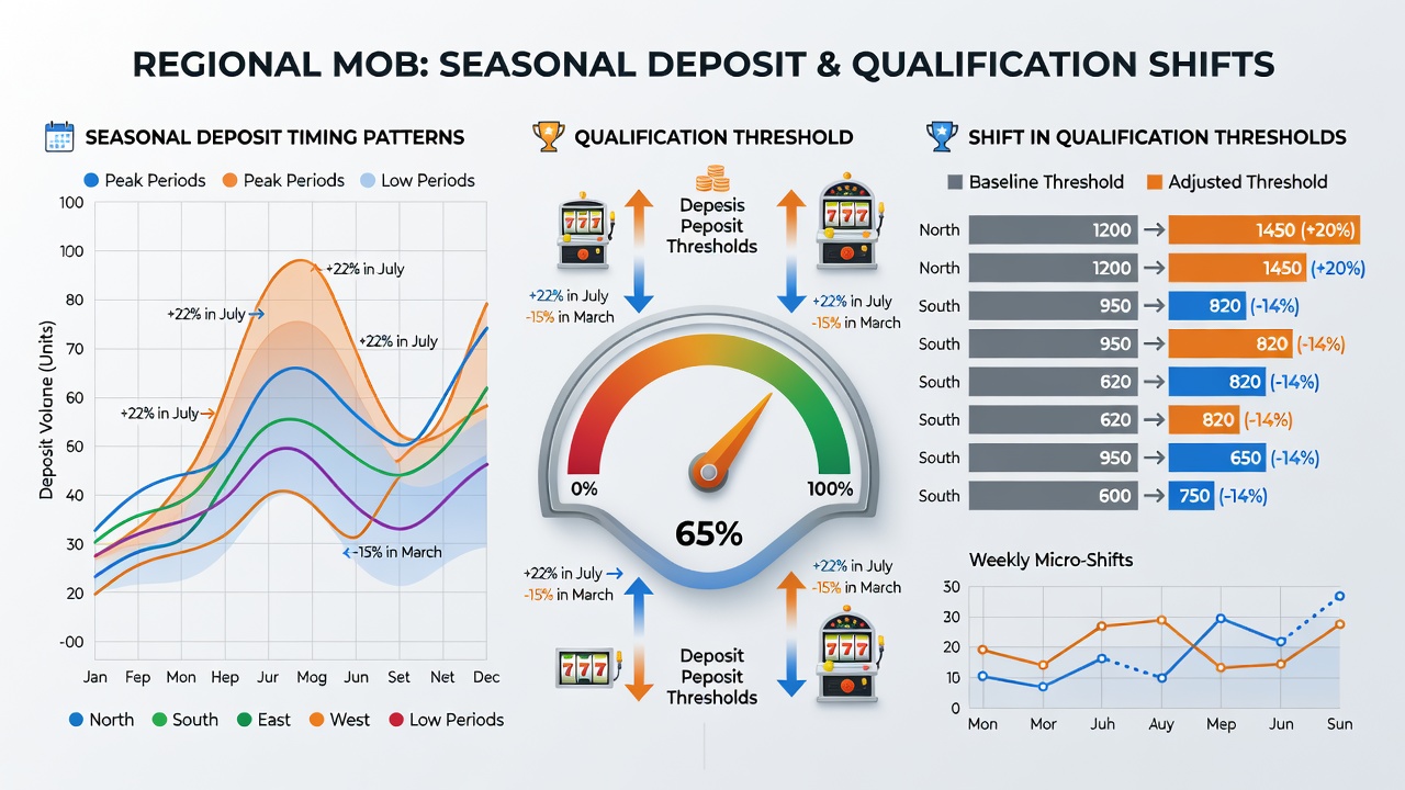 Mobile slot tournament leaderboard displaying adjusted qualification thresholds during peak deposit periods